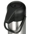 thumbnail image 3 of Vondior Thermal Airpot Coffee & Tea Beverage Urn, Silver, Large, 102 oz, 3 of 15