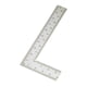 thumbnail image 4 of Regla en forma de L, herramienta de marcado cuadrado de carpintero, herramienta de carpintería, transportador de ángulo 5×10cm Zulema Plaza del carpintero, 4 of 8