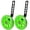 Green, variant on 2 Pcs Training Wheels for Bicycle Training Wheels Mute Wheel Compatible for Bikes Pair of Bicycle Auxiliary Wheel Bicycles Accessorie for Safety Training Bike, Green