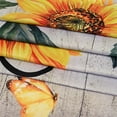 thumbnail image 5 of Sunflower Shower Curtain, Rustic Floral Sunflower and Butterfly Shower Curtains Set with 12 Hooks, You are My Sunshine Shower Curtain, Sunflower Shower Curtains for The Bathroom, 72" W x 72" H, 5 of 6