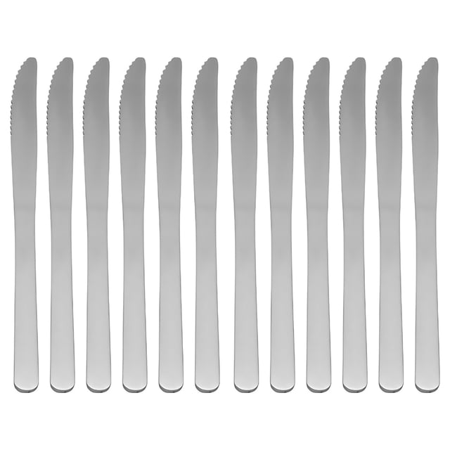 Moven Cuchillo Acero Inoxidable Malva Set 12 Piezas Cubiertos Plata