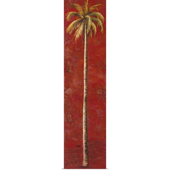 Great BIG Canvas | Rolled Patricia Pinto Poster Print entitled Red Palm I
