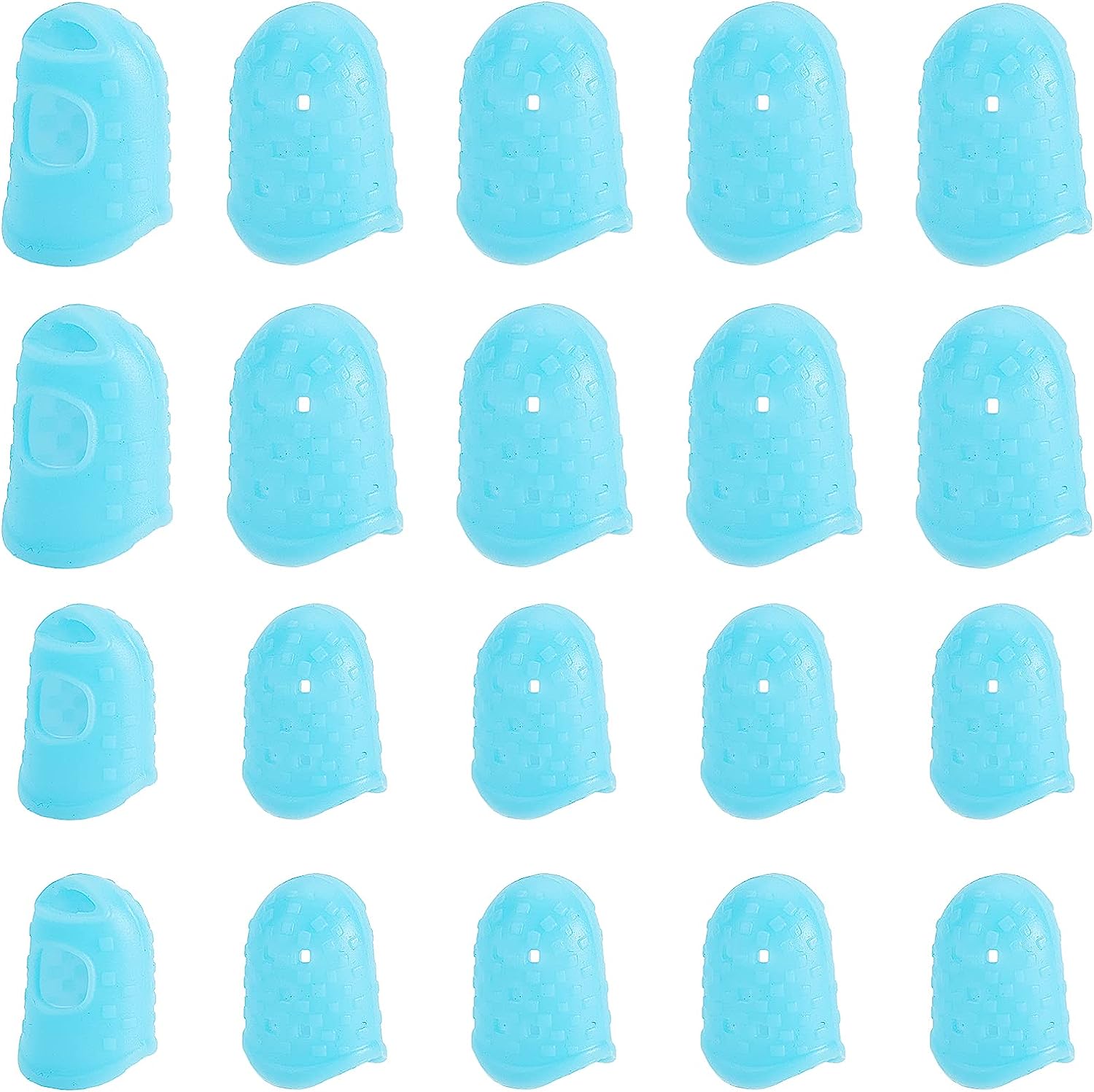 2 Sizes Silicone Sewing Thimbles Adjustable HandWorking Sewing Thimble