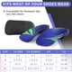 thumbnail image 3 of Plantillas Ortopédicas FitFeet Azul Negro Soporte Arco Alto Alivio Dolor para Hombre y Mujer, 3 of 7