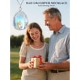 thumbnail image 2 of Dorunmo Father Daughter Necklace 925 Sterling Silver Daughter Necklace from Dad Mother's Day Jewelry for Women, 2 of 10