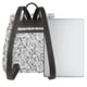thumbnail image 3 of Fotbe Black White Music Mochila Bolso con Estampado para Mujer, Mochila Antirrobo de Nylon Impermeable, Bolsa Ligera de Hombro, 3 of 4