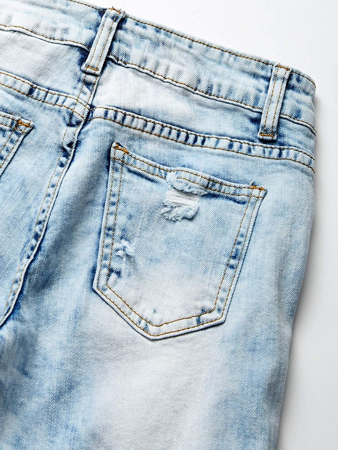 plus size destroyed bermuda shorts