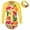 A Yellow Fruits, variant on BAOHULU Girls Long Sleeve Swimsuit UPF 50+ Sun Protection Swimwear Rashguard Bathing Suit with Hairband