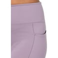 thumbnail image 3 of Danskin Women's Satin Stitch High Rise 7/8 Leggings - Purple Ash - Small, 3 of 3