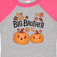 thumbnail image 4 of Inktastic Big Brother Pumpkins with Fall Leaves Boys Baby Bodysuit, 4 of 5