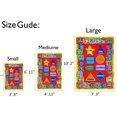 thumbnail image 4 of HR-Kids Rugs for Playroom Bedroom 5x7 Boys Girls Childrens Room Dcor Fun ABC Alphabet Shapes Interactive Gift for Kids Boys Girls Educational Learning Mat Rug Carpet for Nursery School Playroom, 4 of 9
