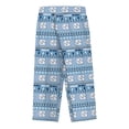 thumbnail image 5 of Preschool Outerstuff  Carolina Blue North Carolina Tar Heels Ugly Sweater Pajama Set, 5 of 5