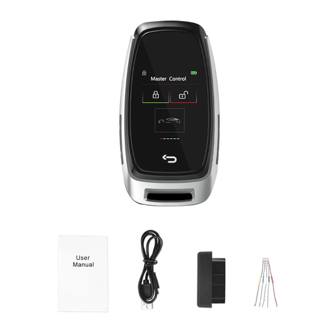 Llave inteligente para automóvil con pantalla táctil LCD Acceso cómodo Entrada sin llave C MABOTO Clave inteligente