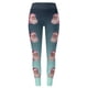 thumbnail image 3 of WILLBEST Leggings de Yoga de Cintura Alta para Mujer, Suaves, Elásticos, con Estampado Navideño, con Bloques de Color, Cómodos para Fitness Y Correr (2786) Grande, 3 of 4