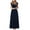 Navy summer dresses for women, variant on Wycnly Summer Dresses for Women Elegant Lace Patchwork Evening Party Pleated Swing Long Dresses 2025 Sleeveless V-Neck Solid Maxi Formal Dress Black l