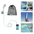thumbnail image 4 of Portable Camping Shower Digital Rechargeable Shower Pump 2-6L/min 4800mAh W/Hose, 4 of 17