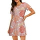 thumbnail image 1 of Fotbe Corals Bata de Dormir para Mujer con Estampado, Camisón de Algodón de Manga Corta, Ropa de Dormir Casual, 1 of 6