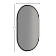 thumbnail image 2 of DAX Soul 22" Wide Reversible Mirror, Black, 2 of 4