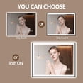 thumbnail image 4 of Bathroom Mirrors 84x32 Inch Frameless LED Bathroom Mirror,Smart Mirror,Wall Mounted Bathroom Mirrors, 4 of 7