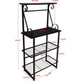 thumbnail image 7 of Covington Bakers Rack - Pewter, 50 x 27 x 13 in., 7 of 7