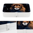 thumbnail image 4 of Leo PU Leather Jewelry Box with Removable Compartment and Necklace Organizer Display Case - Portable, 4 of 6