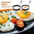thumbnail image 3 of Eggs Rings, 4 Pack Stainless Steel Egg , Pancake Mold for Frying Eggs and Omelet, 3 of 4