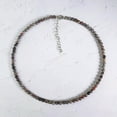 thumbnail image 2 of K-KED Yooperlite Stone 6mm Beads Necklace Crystal Dainty Choker 18", 2 of 4