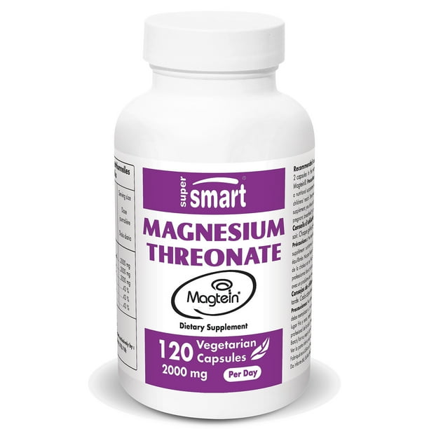 Supersmart Magnesium LThreonate (Magtein) 2000 mg per Day Brain