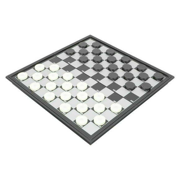 HLONK 1 Set of Draughts Toys Folding Checkerboard Checkers Training Props