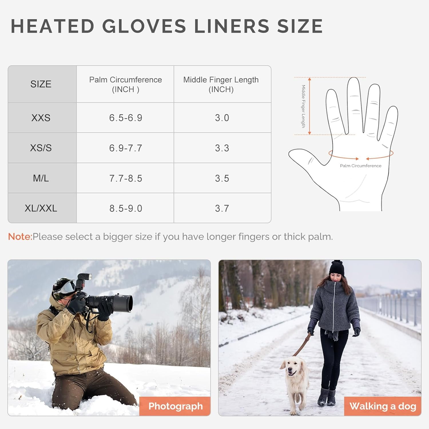 Heated Glove Liners for Men Women, Rechargeable Battery Electric Savior Heated Gloves, Winter Warm Glove Liners for Arthritis Raynaud, Thin Gloves Riding Ski Snowboarding Hiking Cycling Hand Warmers