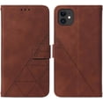 thumbnail image 5 of 12 Mini Phone Case,for iPhone 12 Mini Wallet Case,[Kickstand][Wrist Strap][Card Holder Slots] TPU Interior Protective for iPhone 12 Mini Case,PU Leather Folio Flip Cover for iPhone 12 Mini (Brown), 5 of 14