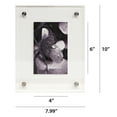 Better Homes & Gardens 8x10 Inch Clear Acrylic Floating Picture Frame ...