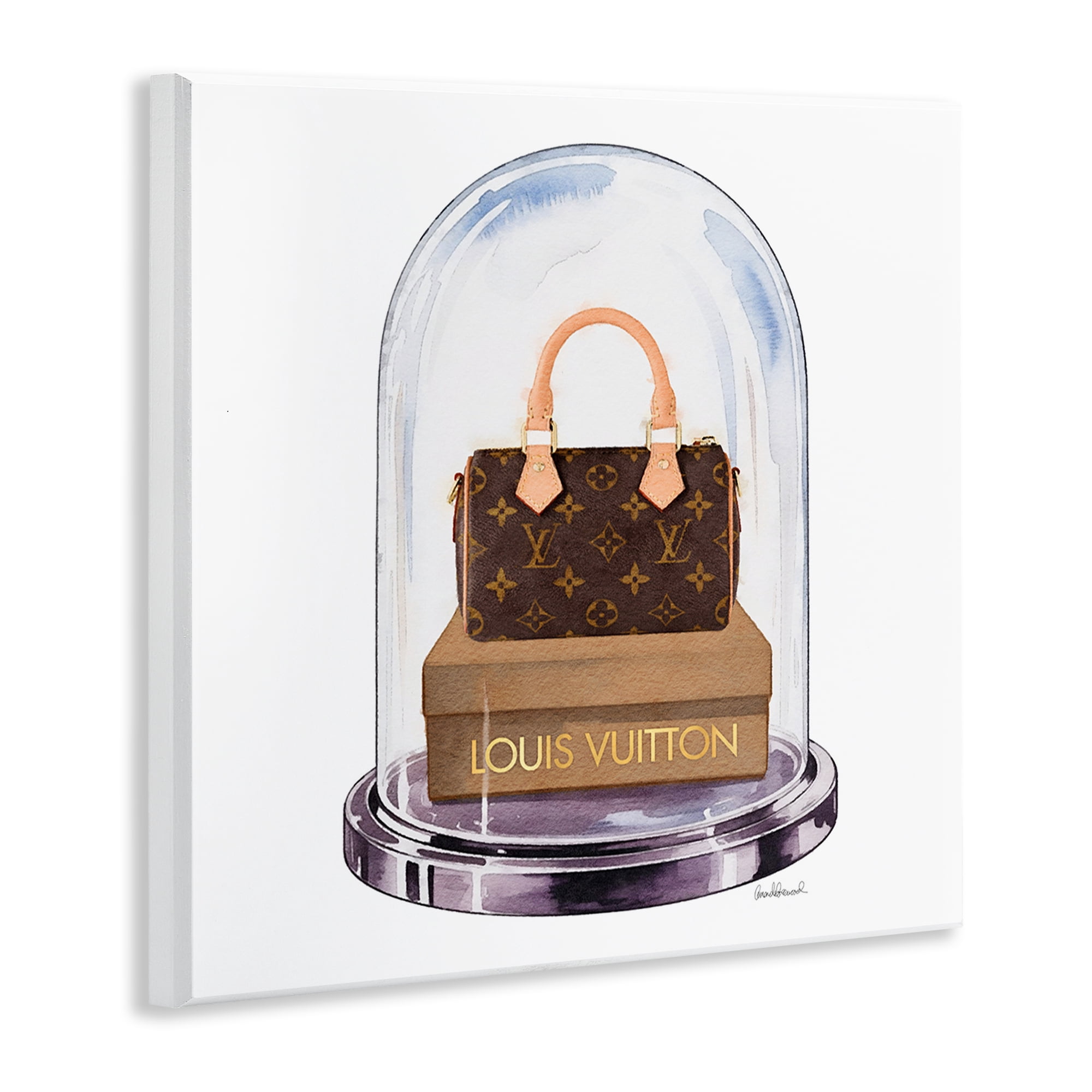 Stupell Industries Glam Purse Bell Jar Wall Plaque Art, design by Amanda Greenwood