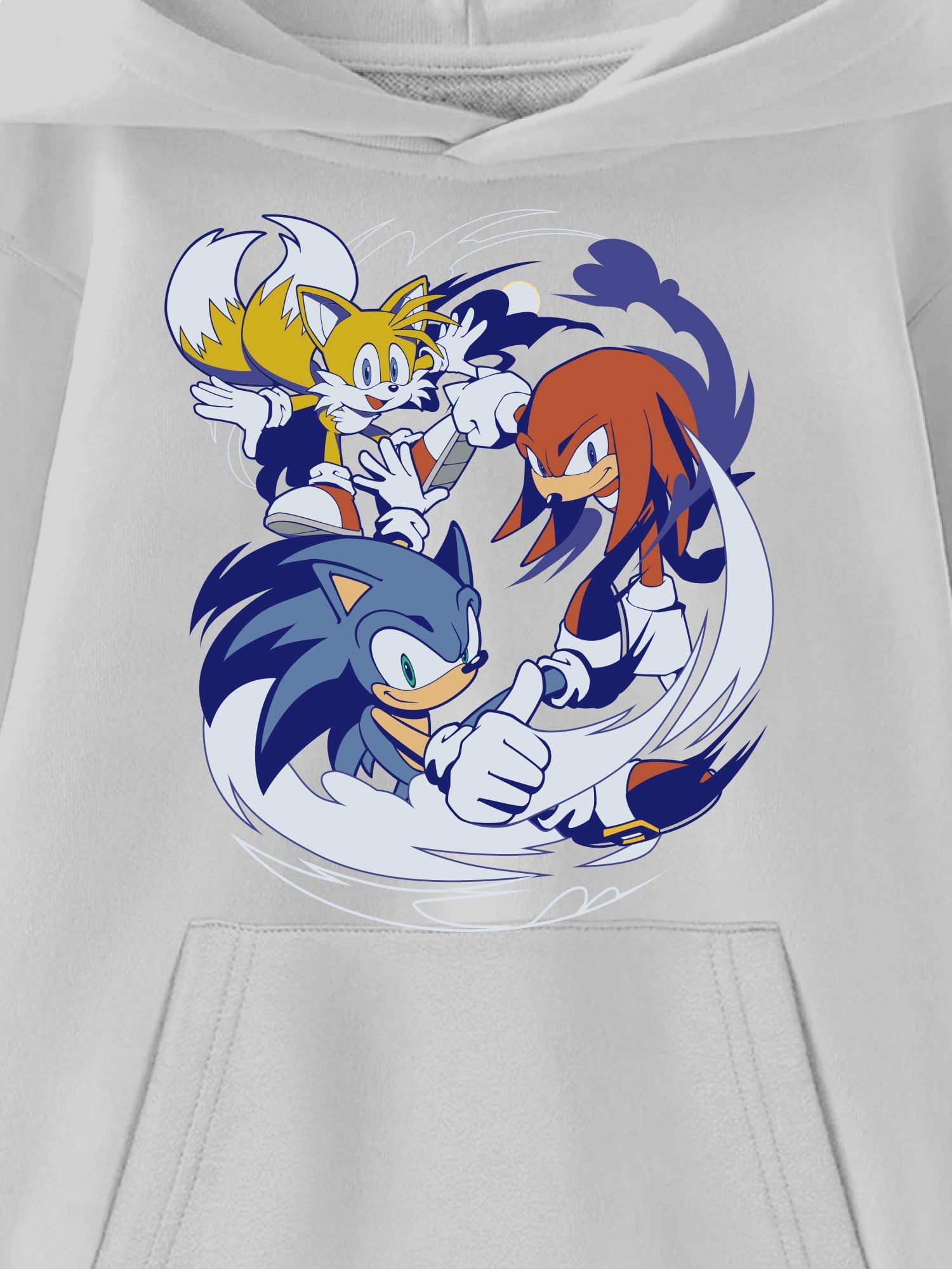 Sonic DS, Boys Graphic Print Long Sleeve Hoodie, Sizes 4-18