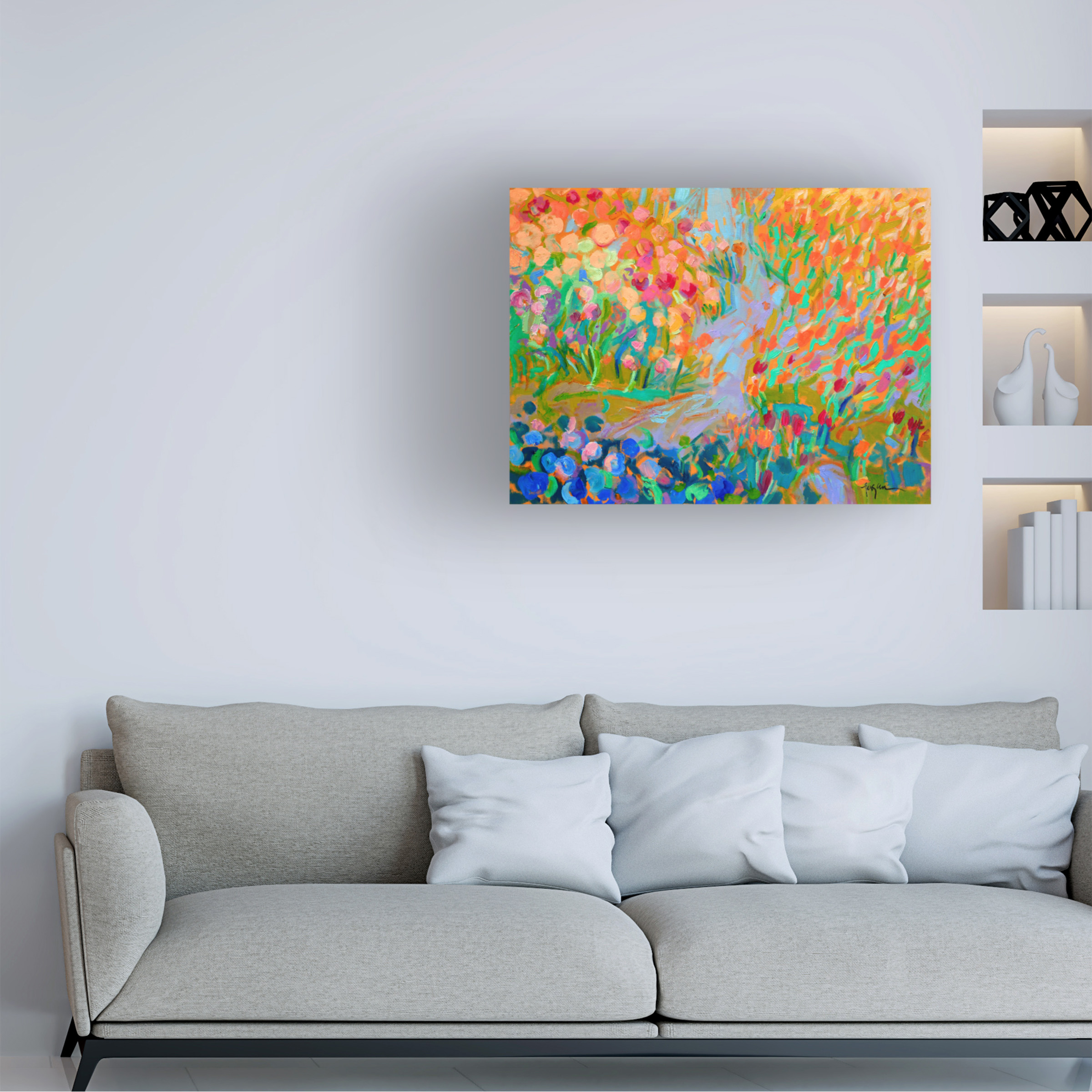 Dorothy Fagan 'Gardenjoy' Canvas Art