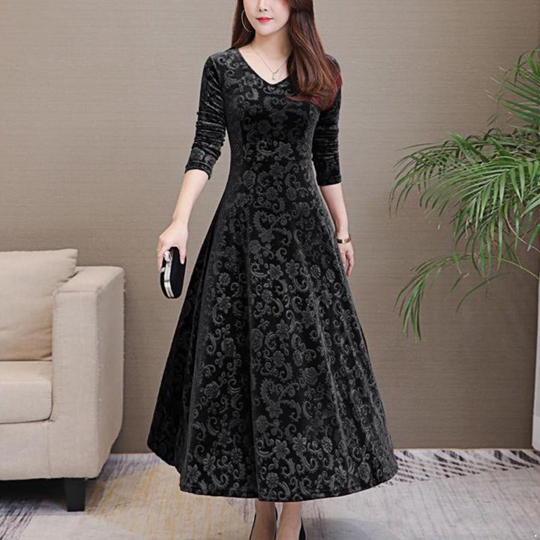 slim fit dress slacks Gold Floral Jacquard Off Shoulder Formal Dress main image 1
