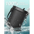 thumbnail image 4 of Bote de basura de coche Garopion, de silicona suave, 7,2 L, a prueba de fugas, con tapa, 4 of 7
