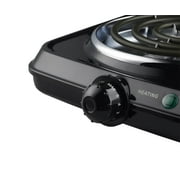Mainstays Portable Double Burner and Hot Plate, 120V~ 1800W