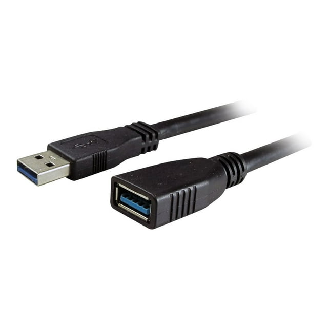 Comprehensive - USB extension cable - USB Type A (M) to USB Type A (F) - USB 3.0 - 5 V - 150 mA - 50 ft - active, signal booster - black