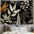 thumbnail image 2 of Chilfamy  Botanical Fabric Wall Hanging Tapestry Eucalyptus Vintage Simple Sage Green Black Nature Tree Leaves Plants Boho Minimalist Tropical Home Decor Art for Bedroom Dorm 50x40inch, 2 of 6