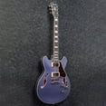 thumbnail image 6 of Ibanez AS Artcore AS73G Semi-Hollow Double Cutaway Electric Guitar, Bound Rosewood Fretboard, Metallic Purple Flat, 6 of 6