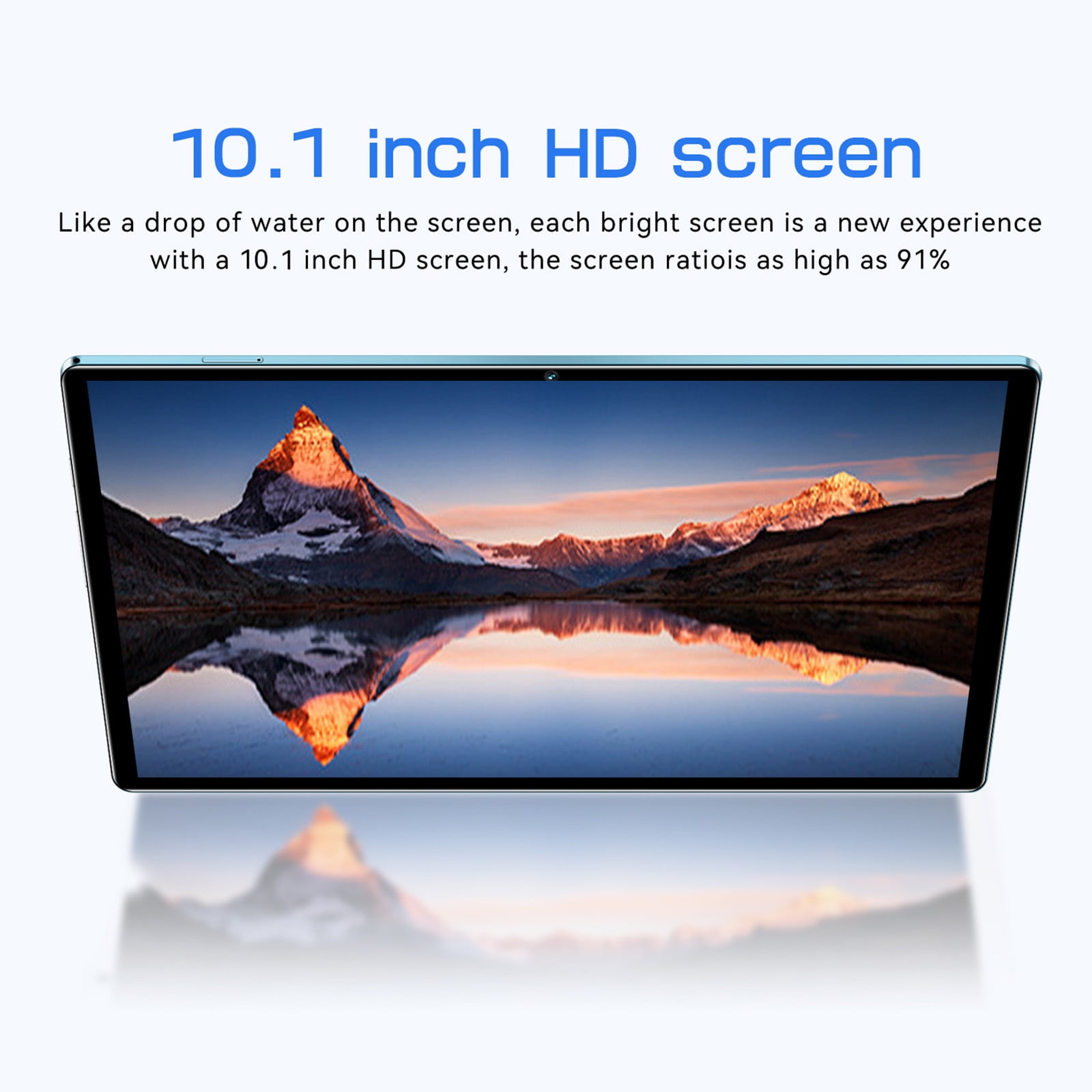 Tablets on Sale Clearance, New 2+16G All Netcom 10.1inch Android Tablet Computer 10 Core IPS HD Ultra-thin Screen WiFi Bluetooth Voice Call Game Office Learn Tablet SIM Communication,Gray