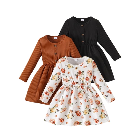 Vestido VARMILO negro/marrón 2-3 años