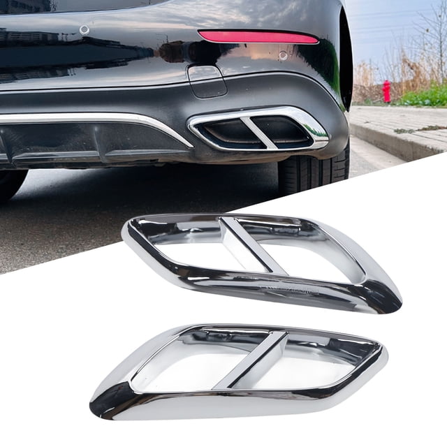 Embellecedor De Cubierta De Tubo De Escape Trasero De Diseño Deportivo Para Benz Clase E W214 AMGLine 2023, Hecho De Material ABS