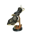 thumbnail image 2 of Nifao Two Manta Ray Raging Bronze Statue – Home Office Decor Sculpture, 17"L x 12"W x 22"H, 2 of 15