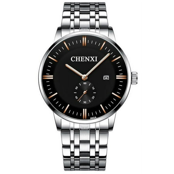 CHENXI Top Luxury Men Watch Stainless Steel Waterproof Wristwatch Date Business Quartz Clock Mens Watches Relogio Masculino