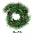 thumbnail image 2 of Dademeo 6 FT Christmas Deluxe Norfolk Pine Garlands Artificial Long Needle Pine Cone Garland Realistic Xmas Cedar Pine Garland for Holiday Mantle Table Indoor Outdoor Decor, 2 of 6