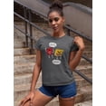 thumbnail image 2 of Chemistry Quote T-Shirt Women -Smartprints Designs, Female Small, 2 of 4