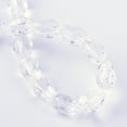 thumbnail image 2 of Transparent Glass Bead Strands Faceted Teardrop Clear 8x6mm Hole: 1mm about 65pcs/strand 17.99 inch(45.7cm), 2 of 2