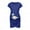 Blue, variant on Pisexur Cute Baby Hi - Women's Maternity Bodycon Dress Pregnancy Clothes Side Ruch Crew Neck Cap Sleeve Dress for Baby Shower Daily (S-2XL)